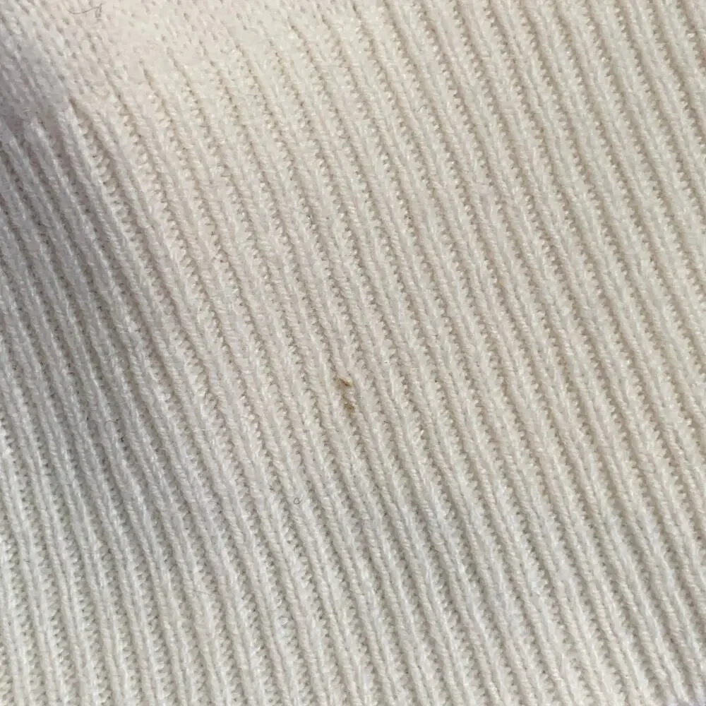 EQUIPMENT Size S Cream Cashmere Knit Oversized V-Neck Pullover